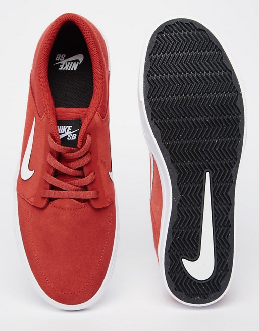 Nike Originals Trainers In Red